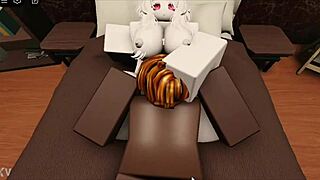 A romantic getaway with a Robloxian beauty in a luxurious condo