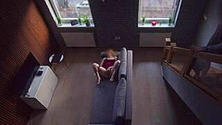 Roommate Caught Me Masturbating and I Kept Going