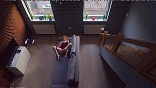 Roommate Caught Me Masturbating and I Kept Going