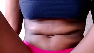 African beauty has intense sex and reaches orgasm