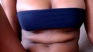African beauty has intense sex and reaches orgasm