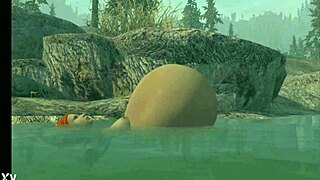 vore animation in cartoon style