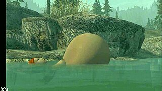 vore animation in cartoon style