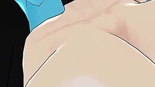 Sexy Chubby Curvy Skyblue Dances in Bikini