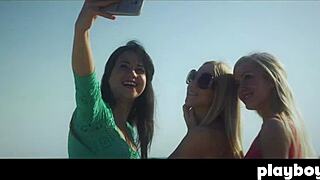 petite teens in lesbian threesome fingering