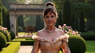 Granny Carmen Claus Sucks Cock as North Pole Slut