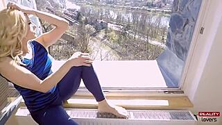 Horny Milf Gives Footjob In Pov Riding Style