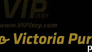 Elegant Lesbo Cuties Get Sprayed with Pee and Splatter Wet Twats