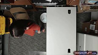 Hey cutie, caught stealing? Now you're gonna get bent over and punished hard!