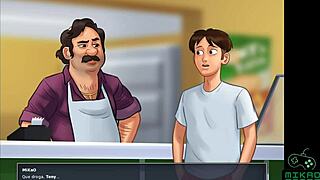 Summertime Saga Ep 90 - Making Pizzas with Hot Italian!