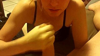 sucking on uncut cock treat