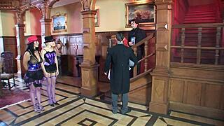 xxx dirty mansion hosts wild anal gangbang orgy in 4k