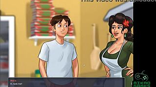 Summertime Saga Ep 90 - Making Pizzas with Hot Italian!