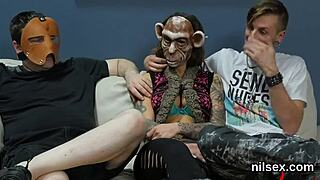 Nasty Cutie Undergoes Intense Anal Therapy in Butt Hole Nuthouse