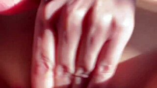 Does Missspisss achieve orgasm in her solo masturbation close up homemade update?