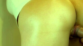 Japanese Step Sister with Perfect Ass in Doggystyle