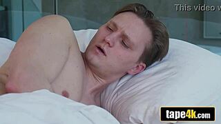 Stunning girlfriend wakes partner with sensual ass licking