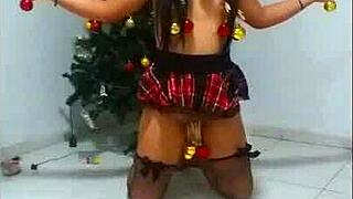 Is that wife bound as a christmas slave for humiliation?