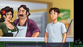 Summertime Saga Ep 90 - Making Pizzas with Hot Italian!