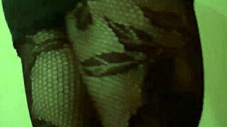 Shemale In Black Dress Gets Fucked