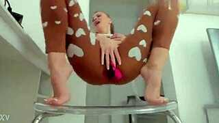 Extreme Panty Squirting with Wet Dildo Play - Oh My God!