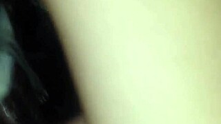 Wife uses vibrator for anal pleasure in bedroom scene