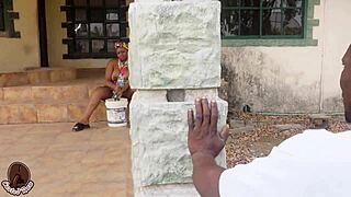 Fucking Oga Soldiers Wife In Outdoor Military Encounter