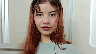 Latina Babe Shows Great Skills in Blowjob Deepthroat and Cum Orgasm