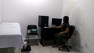 Nurse gives medical care in an unconventional way