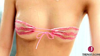 Innocent 20-Year-Old Chiaki Narumi in Micro Bikini Bursts Water Balloons Wet and Wild