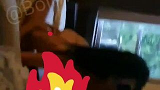 The bald chick got fucked in the car and taken to a motel by the guy