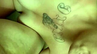 Her tattooed, hairless mouth perfectly matches my cock in this intense blowjob session.