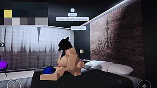 Femboy Gets Fucked Hard in Roblox Game by Rich Ladyboy