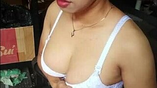 Black trans hijab girl enjoys solo sex until a climactic finish
