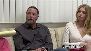 i love her juicy big tits sucking old dick in therapy