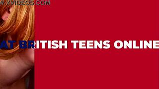 Two British students race in uniforms