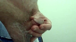 Rustyas1 Masturbates Small Cock in Public Toilet