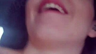 The bald chick got fucked in the car and taken to a motel by the guy