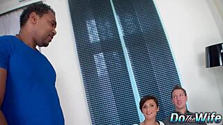 hotwife gabrielle gucci savors bbc cum while cuck watches in awe