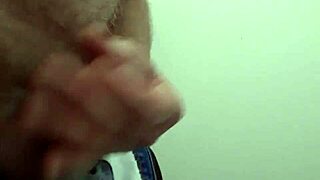 Rustyas1 Masturbates Small Cock in Public Toilet