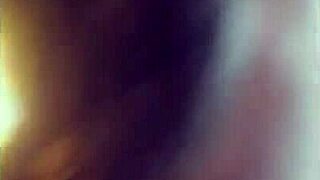 slutty teen 18+ with nice ass small tits and big nipples sucks cock in homemade video