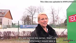 Oops, Takevan Covers Blonde Teacher’s Pussy in Cum at Lunch Break, So Wild!