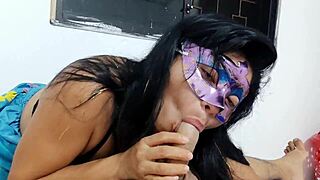 Hot Latina Whore Drains Every Last Drop