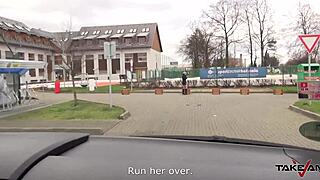 Oops, Takevan Covers Blonde Teacher’s Pussy in Cum at Lunch Break, So Wild!