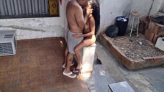 Anal with bikini mark on latina teen