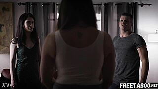 Twisted Stepsiblings Share Chanel Preston and Evelyn Claire in Full Scene