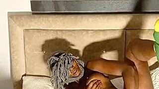 Hotel Caretaker Feels Better Touching Her Soft Wet Pussy In Costume