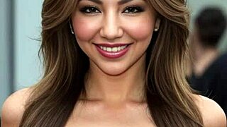 Latina milf thalia moans passionately with her natural tits bouncing