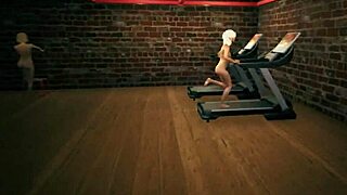 Girls Playing at the Gym in Secret