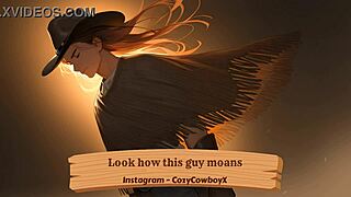 Look how this guy moans with boyfriend in erotic orgasm solo